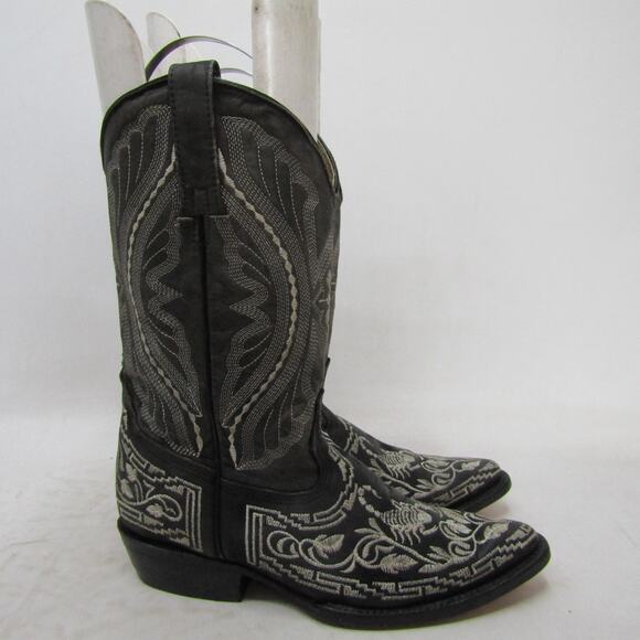 Cocoy Boots Mens Size 7 D Gray Leather Western Cowboy Boots main image 5